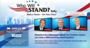 Who Will Stand? Rally