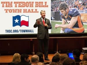 Tim Lambert speaks to homeschoolers about the Tebow Bill