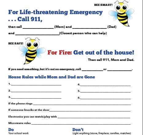 is your child ready to stay home alone and is it legal